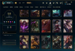 Bronze 2 com 150 Champs e 50 Skins ( mais de 50 jogos ) - League of Legends LOL