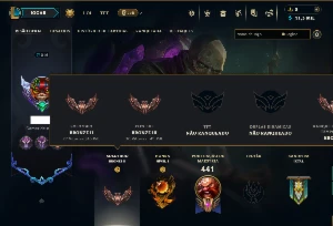Bronze 2 com 150 Champs e 50 Skins ( mais de 50 jogos ) - League of Legends LOL