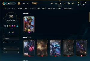 Bronze 2 com 150 Champs e 50 Skins ( mais de 50 jogos ) - League of Legends LOL