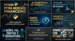 Curso Python Para Mercado Financeiro - Envio Imediato - Cursos e Treinamentos