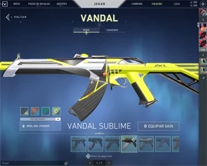 Conta Valorant com varias Skins
