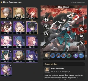 Luocha + Himeko + Cone do Yanqing - TL 30 - Genshin Impact