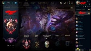 Conta LOL Tier Mestre, 213 Skins - League of Legends