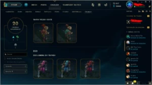 Conta LOL Tier Mestre, 213 Skins - League of Legends