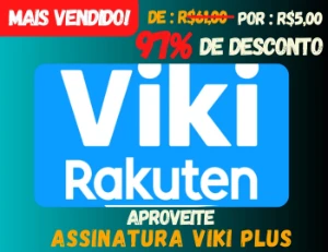 Viki Premium 30 Dias De Uso - Assinaturas e Premium