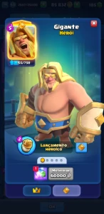 conta Clash Royale com emotes que não voltam mais!!