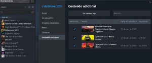 Conta Steam com Cyberpunk 2077, Lies of P, CSGO e outros