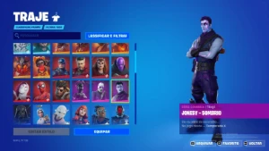 fortnite conta com varias skins funciona somente em pc