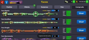 Conta 8 ball poll com 178milhões e 11 tacos lendários - 8 Ball Pool