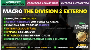 Macro The Division 2 Externo ✅ 100% Indetectavel E Privado - Others
