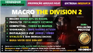 MACRO THE DIVISION 2 EXTERNO ✅ 100% INDETECTAVEL - LIFETIME