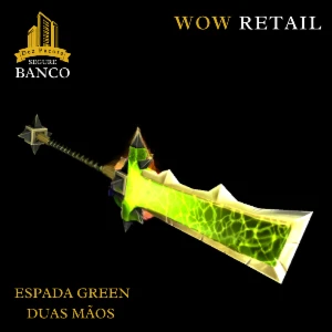 World of Warcraft - Skin de Arma Espada Duas Mãos (Transmog) - Blizzard