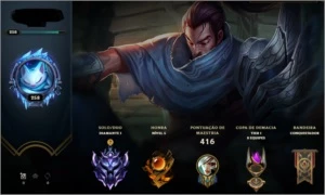 Conta d1, 93 champs 75 skins honra 5 - League of Legends LOL