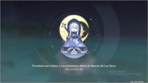 Conta Genshin Impact Klee+Venti+Mona+Razor