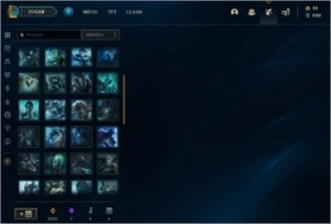 CONTA PLATINA 4 57 CHAMP 29 SKINS - League of Legends LOL