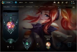CONTA PLATINA 4 57 CHAMP 29 SKINS - League of Legends LOL