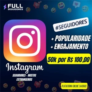 PROMOÇÃO IMPERDÍVEL!!! 😱🔥😍 50k Seguidores do Instagram - Redes Sociais
