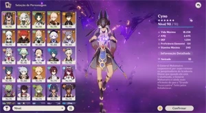 ✨Conta Genshin - AR 58 - Muitos 5* - 50 Invoc. - E mais! ✨ - Genshin Impact