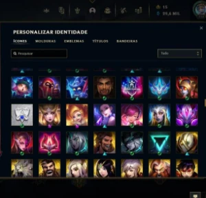 Conta lol nível 720 rank ESMERALDA com 441 skins +contaVava - League of Legends