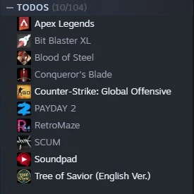 Conta steam nível 20