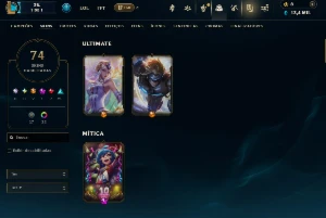 Conta League of Legends  - 74 Skins LOL