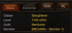 Megamu Slayer Lvl 1100