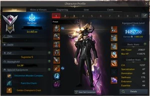 [Vern] Destroyer TOP 1 DO SERVIDOR VERN + ALT BERSERKER 1480 - Lost Ark