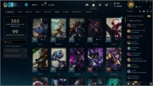 CONTA DE LOL COM SKIN