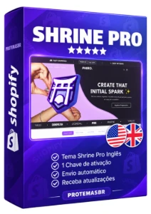 Tema Shrine Pro Shopify Inglês + Chave de Ativação - Sites, Lojas e Sistemas Prontos Sites e Scripts