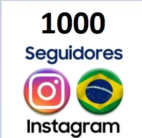 1.000 SEGUIDORES BRASILEIROS INSTAGRAM [ENTREGA IMEDIATA] - Redes Sociais