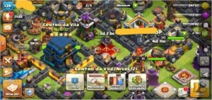 cv 13 ,ótima no ataque e defesa, no precinho - Clash of Clans