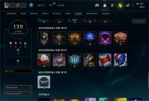 Conta Lol da Season 1 - League of Legends