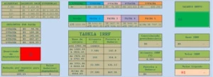 TABELA EXCEL PARA CALCULO COMPLETO DE FOLHA DE PAGAMENTO
