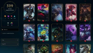 Conta Lol 329 Skins, skins lindas, muitas lendárias e mítica - League of Legends