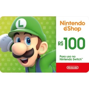 <span style='color: red;'>Gift</span> Card Digital Nintendo eShop R$ 100,00
