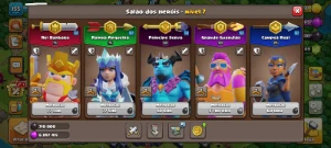 Cv14 - Heróis Muito Fortes - 7649 Gemas - 11 Equip. Épicos - Clash of Clans