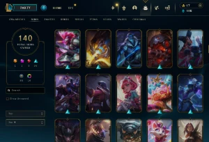 Conta Lol Full Acesso - Lvl 183 - 140 Skins - Todos Campeões - League of Legends