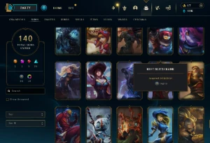 Conta Lol Full Acesso - Lvl 183 - 140 Skins - Todos Campeões - League of Legends