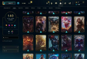 Conta Lol Full Acesso - Lvl 183 - 140 Skins - Todos Campeões - League of Legends