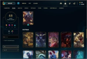 Conta com Warwick cinzento - League of Legends LOL