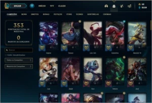 Conta com Warwick cinzento - League of Legends LOL