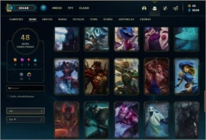 Conta com Warwick cinzento - League of Legends LOL