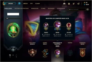 Conta com Warwick cinzento - League of Legends LOL