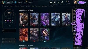 Conta lvl49 League Of Legends LOL
