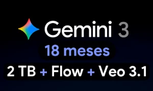 Gemini 3.1 AI Pro + 2TB + Veo 3.1 + Flow | 30 dias - Inteligência Artificial