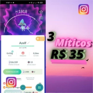 Azelf, 3 Por 35R$ Pokémon Go