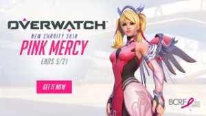 Conta Overwatch2 + Pink Mercy + Skins do Ow1 + Armas Dourada - Blizzard