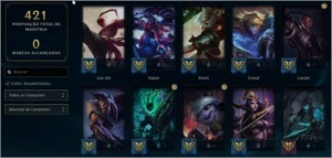 Conta LOL - 284 SKINS (4 ULTIMATES 3 MISTICAS) MESTRE S8 S9 - League of Legends