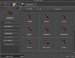 SELL ED 251 SERDEBRA - Tibia