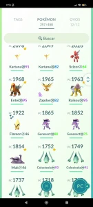 Vendo Minha Conta De Pokémon Go Com lendários e muito mais - Pokemon GO